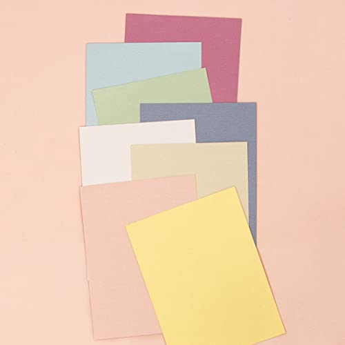 Craftelier - Cardstock Set Pearlescent Pastel Texture | Pack of 24 Double Sided Cardstock for Card Making, Scrapbooking and Craft Projects | Weight 216 grams | Size 15,24 x 20,32 cm (6" x 8") - color: Pearlescent Pastel Texture, size: 6" x 8"