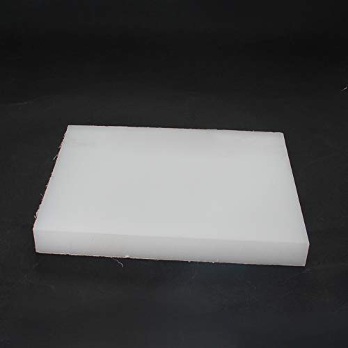 Heyiarbeit Plastic Cutting Board Mat Stamping Punching Hammer Pad White for DIY Leather Craft Tool 140x120x15mm 1pcs