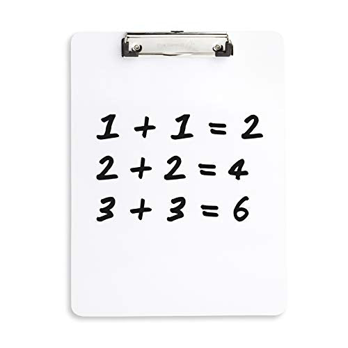 Blue Summit Supplies 30 Pack Dry Erase Clipboard, Whiteboard Clipboard for Classroom, White Board with Front Surface and Low Profile Clip, Designed for Classroom and Business Use