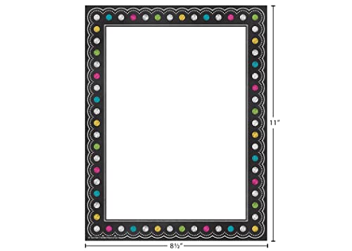 Teacher Created Resources Chalkboard Bright's Computer Paper (5837)