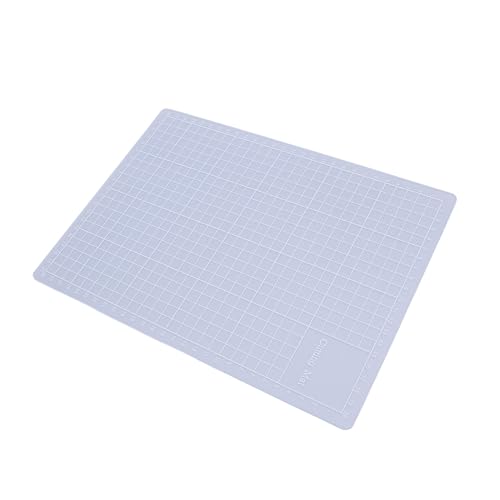 Keenso Crafts Transparent Non Slip Cutting Mat for Precise Crafting Writing Painting for Students Composite PVC (A4 Size) - size: 11.8"L x 8.7"W
