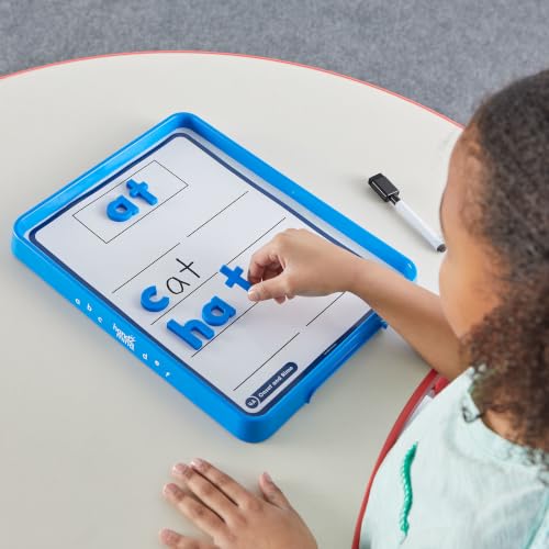 hand2mind Alphabet Word Work Student Set, 42 Lowercase Magnetic Alphabet Letters, Phonics Manipulatives, Dry Erase Activity Tray, Science of Reading Classroom Materials, Preschool Learning Activities
