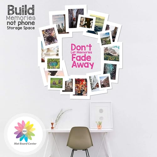 Mat Board Center, Pack of 10 4x6 White Uncut Mat Boards, Acid Free, 4-Ply Thickness, White Core, Great for Pictures, Photos, Framing Backing - size: 4x6