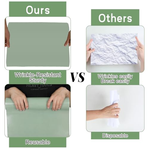 Sage Green Bulletin Board Roll Non-Woven Fabric Poster 15.7" x65.6ft - color: Sage Green, size: 787.2" x 15.7"