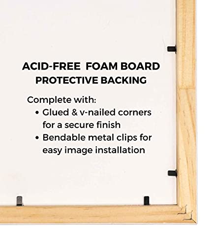CustomPictureFrames 9x5 Rustic Shadow Box Frame - Solid Wood, UV Acrylic Plexiglass, Foam Board Backing & Hanging Hardware - Barnwood Display Frame for Poster Arts, Photos & Certificates - Black - size: 9x5