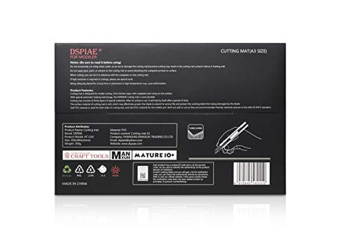 DSPIAE at-CA3 (A3 Size) Cutting Mat with Scale Plate and Ruling on The Surface