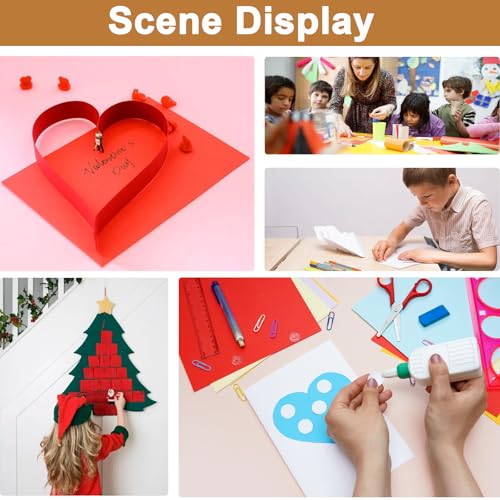 Silunkia 28 Sheets Christmas Red Cardstock 8.5 x 11 Craft Paper, 250gsm/92lb Thick Dark Red Card Stock Printer Paper for DIY Card Making, Thank You Cards, Wedding, Invitations, Birthday - color: Red, size: 28 Sheets