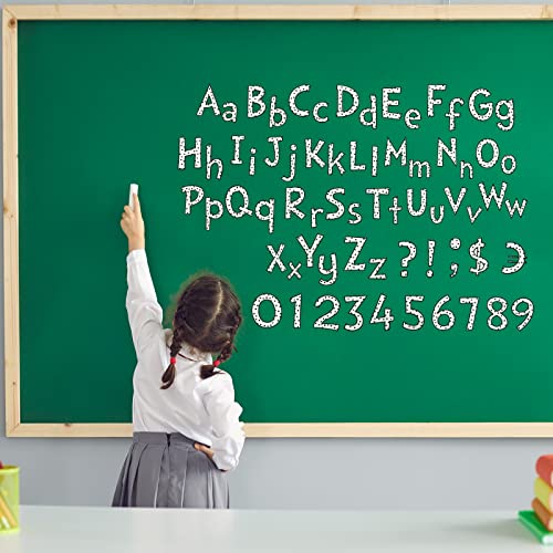 Tenare 134 Pieces 5 Inch Bulletin Board Letters Alphabet Numbers Letters Combo Set Cutouts for Bulletin Board Display Home Back to School Decor(Dots Style) - style: Dot Style