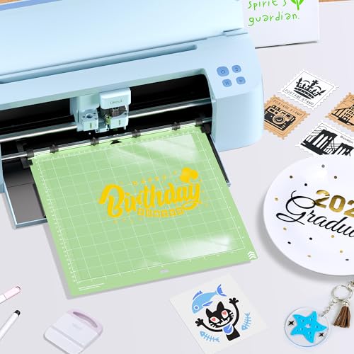 Likcut Cutting Mat 12"x12" for S31 Vinyl Cutter Machine - Standard Adhesive Mat Compatible with Cricut Maker, 3 Pack - color: Green, size: 12"L x 12"W Standard Adhesive