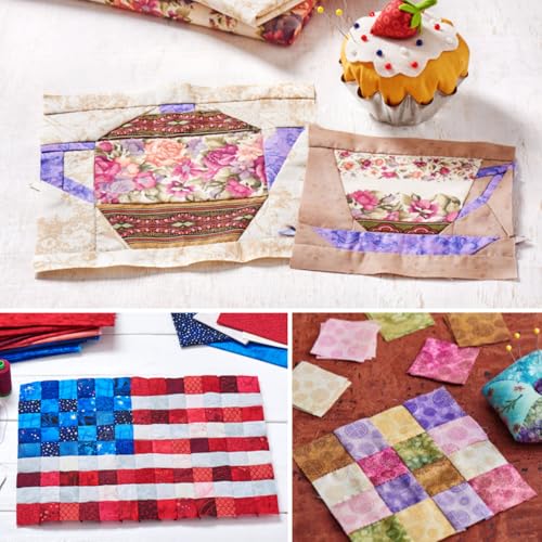 Rotating Self Healing Cutting Mat 14"x14" (13" Grid), Square Sewing Cutting Mat Board Perfect for Fabric Quilting & Art Projects, Pink - color: Pink