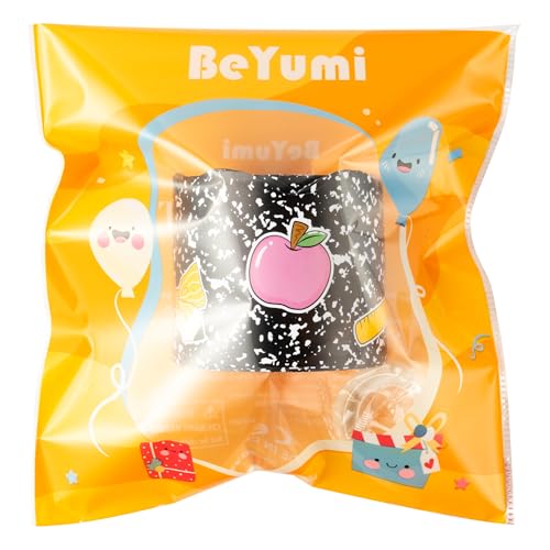 BeYumi Composition Rolled Border Trim - 65ft Back to School Composition Pencil Bow Scalloped Rolled Border Trim Ruler Apple Bulletin Board Set School Classroom Office Chalkboard Party Holiday Decor - style: Black Notebook
