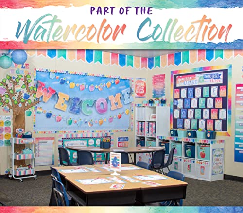 Teacher Created Resources Watercolor Welcome Bulletin Board