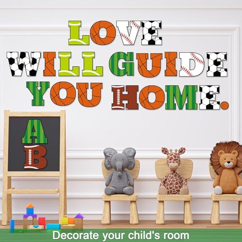 150 PCS Large 6" Bulletin Board Letters Set, Sports Party Football Soccer Classroom Alphabet Cutout Letter for Bulletin Board Display School, A Great Helper to Inspire Students' Learning Interest - style: Sports