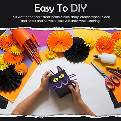 SANZIX 120 Sheets Black Cardstock 12x12 - Heavyweight 80 Lbs 220 GSM Black 12x12 Cardstock for Crafts | Laser & Inkjet Printer Compatible, Perfect for Halloween Decorations, Scrapbooking, Invitations - size: 12" x 12"