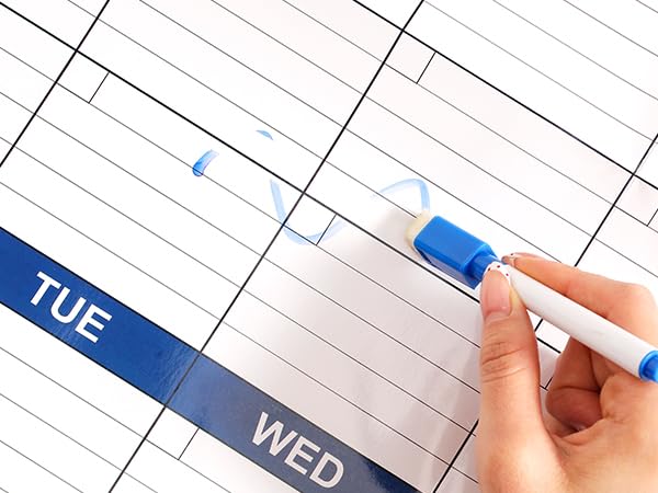 Large Dry Erase Calendar for Wall – Undated 3 Month Wall Calendar, Yearly Wall Calendar Dry Erase, 28" x 40"(Vertical), Reusable Laminated with Round Stickers, Perfect Layout Wall Calendar for Office, Home and Classroom