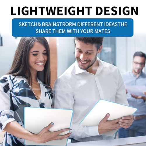 Small White Dry Erase Board Double Sided,Small Dry Erase Board 14x11 Inch,Mini White Board with 8 Markers for Students Office Kitchen Blue - color: Blue