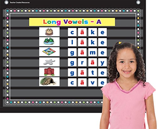 Teacher Created Resources Chalkboard Brights Mini Pocket Chart (TCR20774) - color: Chalkboard Brights