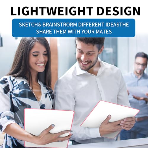 Small White Dry Erase Board Double Sided,Small Dry Erase Board 14x11 Inch,Mini White Board with 8 Markers for Students Office Kitchen Pink - color: Pink