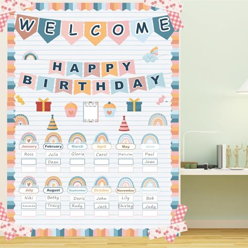 Lined Bulletin Board Paper Roll,14.8FTx47IN Large Reusable Waterproof Erasable Classroom Wall Background Backdrop,Fade-Resistant Fabric Wrapping Paper Decors Teacher Supplies - color: Lined
