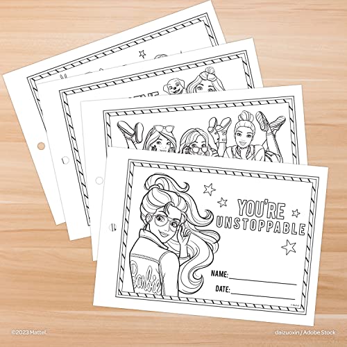 Barbie Reward Sticker Pad, Over 500 Stickers, Includes Reaward Certificates; Mattel 53456
