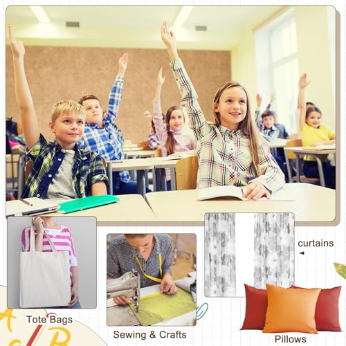 Mindsoft Bulletin Board Paper 48'' x 107'' Bulletin Boards Fabric for Classroom Back to Shcool Classroom Wall Background Decor Board Decor Pillows Curtains Crafts(1 Pc,Burlap) - style: Burlap