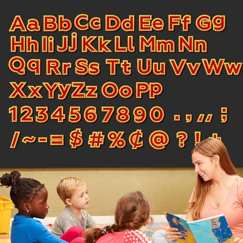 266 Pcs Letters Combo Pack Set Bulletin Board Letter Circus Carnival Letters and Number Accents for Kids Bulletin Board Display Home School Classroom Decor - style: Circus Carnival