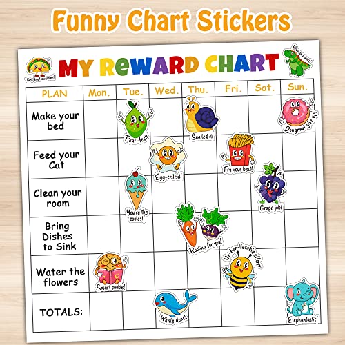 800PCS Punny Teacher Sticker for Student, D-FantiX Motivational Reward Stickers for Kids Classroom, Must Have Essentials for Teachers Elementary, Positive Encouragement Stickers Home School Supplies