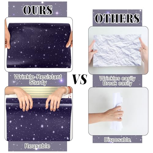 Outer Space Bulletin Board Roll Non-Woven Fabric Poster 15.7" x65.6ft - color: Outer Space, size: 787.2" x 15.7"