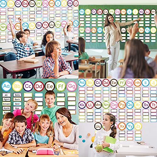 Fancy Land Word Wall Bulletin Board Set Alphabet Classroom Decoration 128 Pcs
