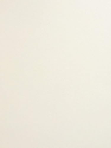Cardstock Warehouse Colorplan Natural Cream Cardstock Paper – 25 Sheets, 8.5 x 11" – 100 lb. / 270 GSM Premium Matte Cover Cardstock for Invitations, Card Making, Scrapbooking & DIY Projects - color: Natural