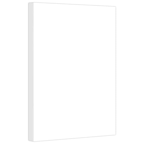White Card Stock Paper, 67lb Cover Medium Weight Cardstock, for Arts & Crafts, Coloring, Announcements, Stationary Printing at School, Office, Home | 8.5 x 11 | 50 Sheets Per Pack - color: White