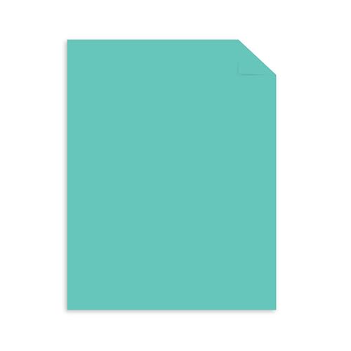Astrobrights Punchy Pastel Cardstock, 8.5" x 11", 65 lb. Breezy Blue, 100 Sheets (91784)