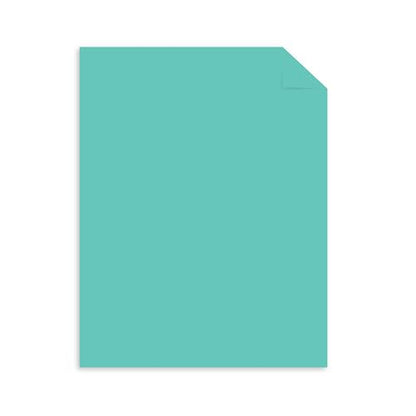 Astrobrights Punchy Pastel Cardstock, 8.5" x 11", 65 lb. Breezy Blue, 100 Sheets (91784)