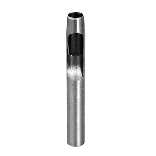 GLRXMX 10mm Carbon Steel Leather Hollow Punch, Heavy Duty Round Hole Punch Tool for Leather Belts Watch Bands Rubber Plastic Crafts & DIY Projects - size: 10mm