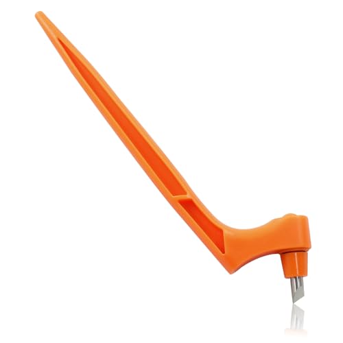 Craft Cutting Tools Pen, Craft Cutting Knives with 3 different 360 Degree Rotating Blades Stainless Steel Cutter Pen for Stencils Scrapbooks DIY Crafts (Orange) - color: Orange