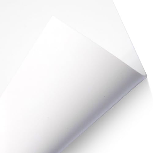 Exactly Rubber - White Silicone Sheet, 60A Durometer Silicone Mat, Food-Grade Rubber Mat with -80 to 450°F Temperature Resistance, 400% Elongation, Silicone Placemat Made in The USA, 1/16 x 18” x 18” - size: 1/16 x 18 x 18