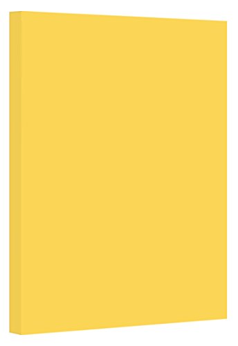 Goldenrod Pastel Color Card Stock Paper, 67lb Cover Medium Weight Cardstock, for Arts & Crafts, Coloring, Announcements, Stationary Printing at School, Office, Home | 8.5 x 11 | 50 Sheets Per Pack - color: Goldenrod