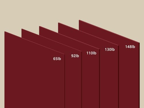 50 Sheets 130lb WineRed Cardstock, 8.5" x 11", Extra Heavy Duty WineRed Paper for Card Base DIY Craft Card Making, 130LB Cover 350 GSM - color: WineRed, size: 130lb-50sheets