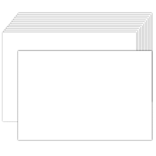 100 Pack White Blank Index Cards 4x6 Thick Paper, Goefun 80lb Heavyweight CardStock Unlined Notecards for Post Cards, Photo Paper, Recipe Cards - color: white, size: 4x6