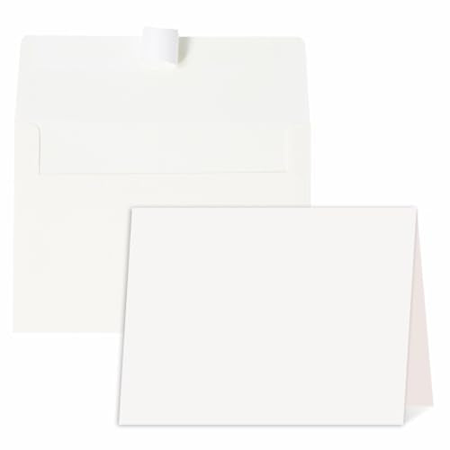 70 Packs A4 Envelopes, White, 4x6 Photo, Self Seal for Invitations, Weddings, Baby Shower, Photos, Postcards, Greeting Cards, Mailing (Cream White, 70 Pack A4 (4.72x6.50in) Envelopes) - color: Cream White, size: 30 Pack A7 (5.31x7.28in) Cards and Envelope