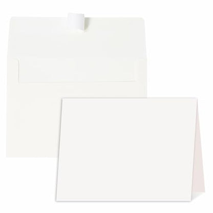 70 Packs A4 Envelopes, White, 4x6 Photo, Self Seal for Invitations, Weddings, Baby Shower, Photos, Postcards, Greeting Cards, Mailing (Cream White, 30 Pack A4(4.72x6.50in) Cards and Envelopes) - color: Cream White, size: 30 Pack A4 (4.72x6.50in) Cards and