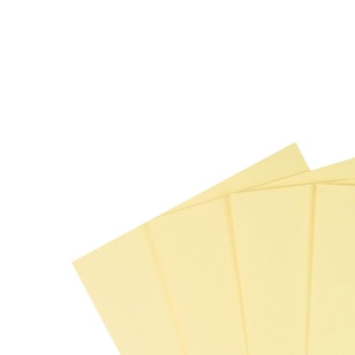 Staples Cover Stock Paper 67 lbs 8.5-Inch x 11-Inch Canary 250/Pack, For Office, School & Home - style: Yellow