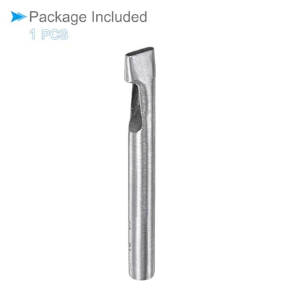 Hollow Punch, 3mm x 12mm Hole, 45# Steel Oval Shaped Gasket Tool - (Applications: for Leather DIY Leathercraft Wallet) - size: 3mm x 12mm