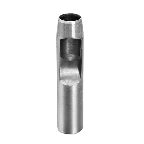 GLRXMX 17mm Carbon Steel Leather Hollow Punch, Heavy Duty Round Hole Punch Tool for Leather Belts Watch Bands Rubber Plastic Crafts & DIY Projects - size: 17mm