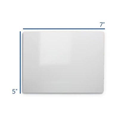 Flipside Products 5" x 7" Two-Sided Dry Erase White Boards, Classroom Pack, Double Sided Lapboard for Class, Reusable for Group Participation - 12 Pack - size: 7"W x 5"H, style: 12 Pack