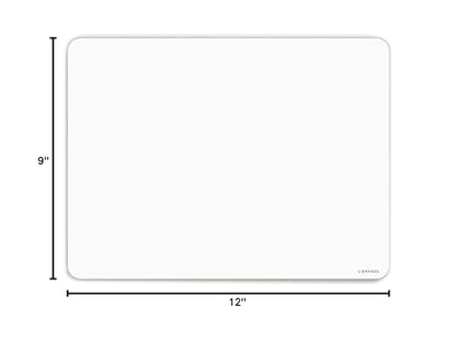 U Brands Dry Erase Lapboards, 10 Pack, 9" x 12", Double-Sided Small Whiteboards for School, Student Lapboards for Classroom, School & Homeschool Supplies, Portable Mini Whiteboard Set - style: 10 Count