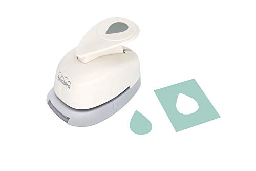 Bira Craft 5/8 inch Tear Drop 2 Droplets Shape Lever Action Craft Punch for Paper Crafting Scrapbooking