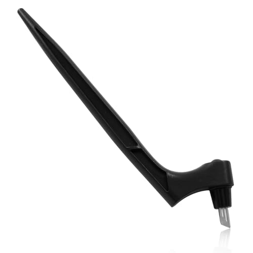Craft Cutting Tools Pen, Craft Cutting Knives with 3 different 360 Degree Rotating Blades Stainless Steel Cutter Pen for Stencils Scrapbooks DIY Crafts (Black) - color: Black