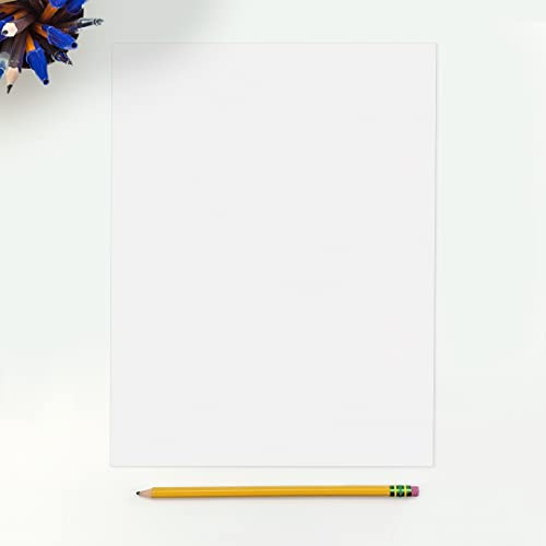LUXPaper 8.5" x 11" Cardstock | Letter Size | White | 100lb. Cover | 50 Qty - color: White - 100lb.