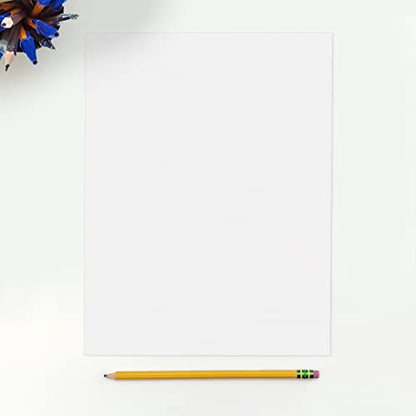 LUXPaper 8.5" x 11" Cardstock | Letter Size | White | 100lb. Cover | 50 Qty - color: White - 100lb.